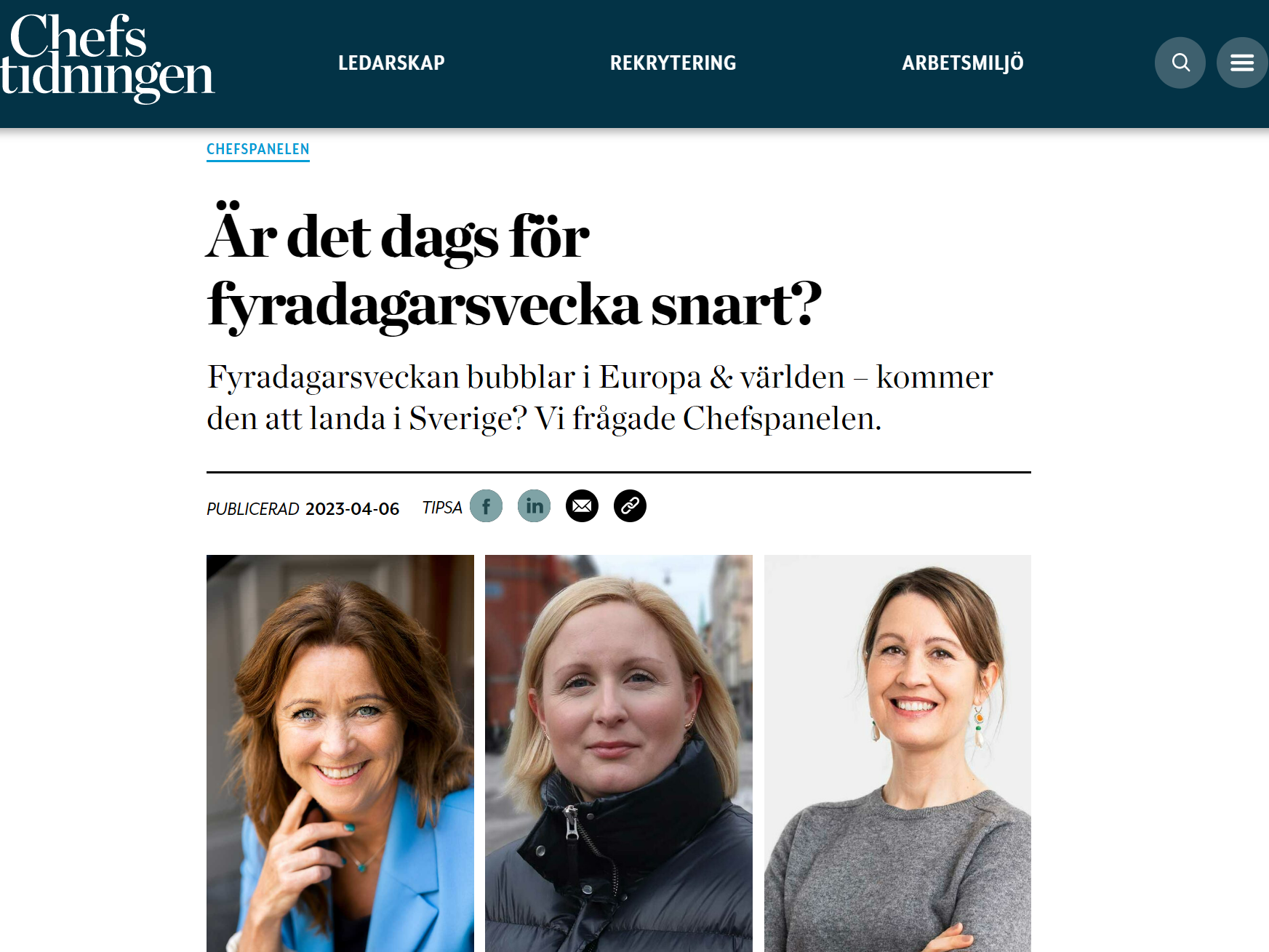 Fyradagsvecka - anna möller