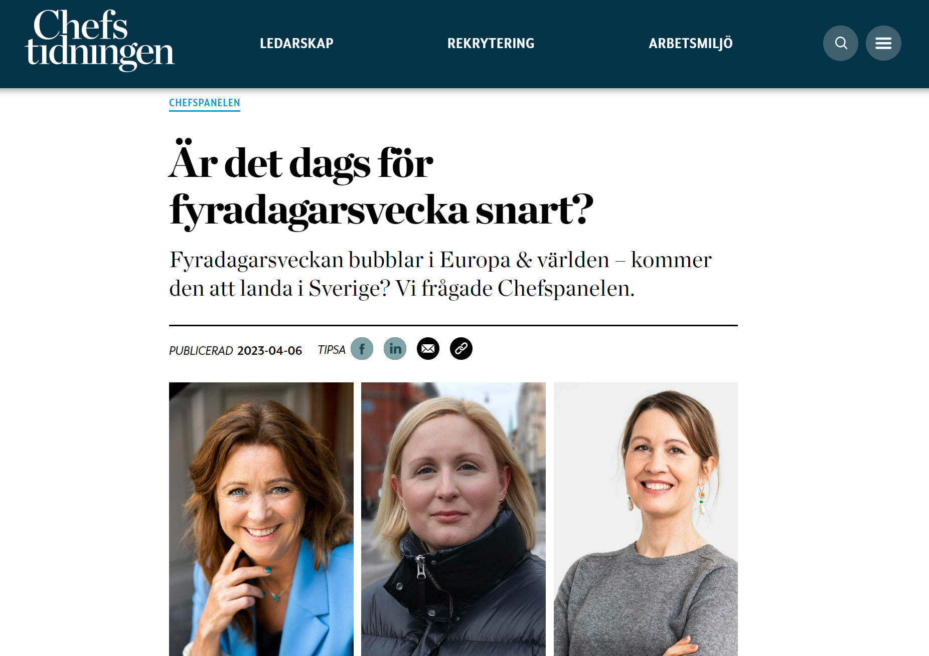 Fyradagsvecka - anna möller